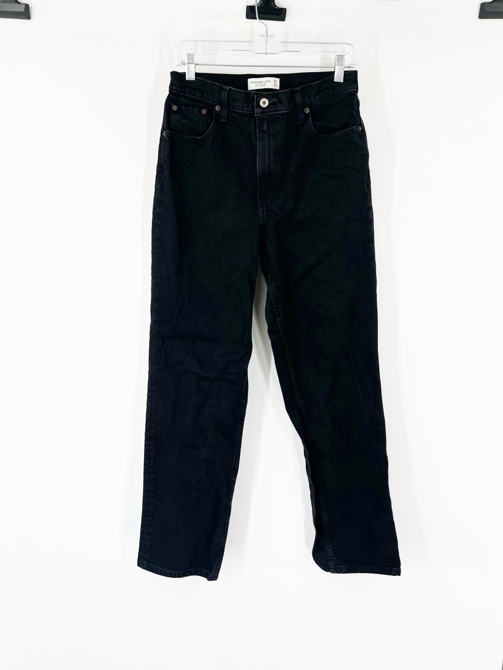 Abercrombie & Fitch The ‘90s Straight Jeans Ultra High Rise Black